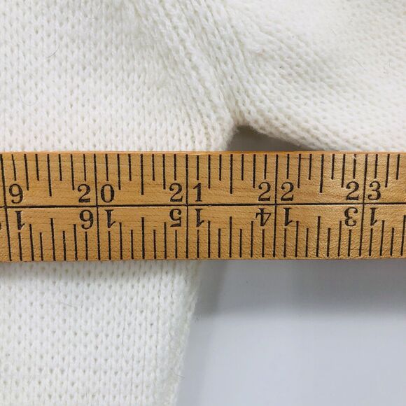 Vintage Sears Floral 100% Acrylic Cardigan Sweater Grandma Cottage Size L? Roses - Picture 6 of 10